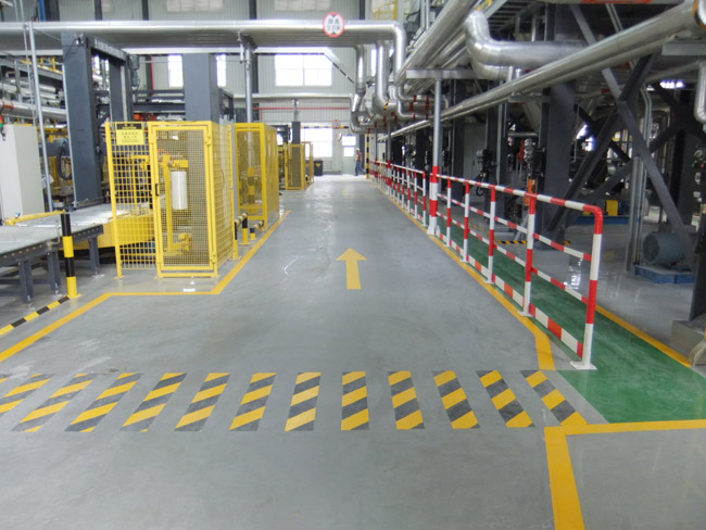 Driveway wear-resistant aisl