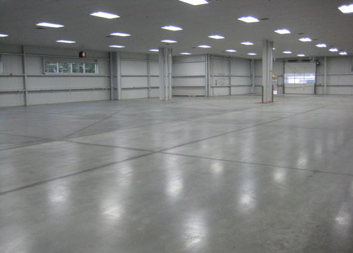 Terrazzo floor effect