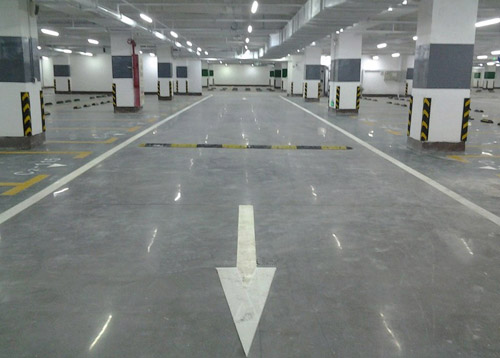Concrete floor effect