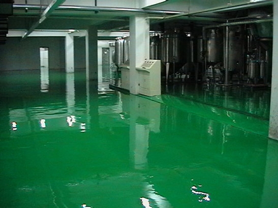 Epoxy floor paint