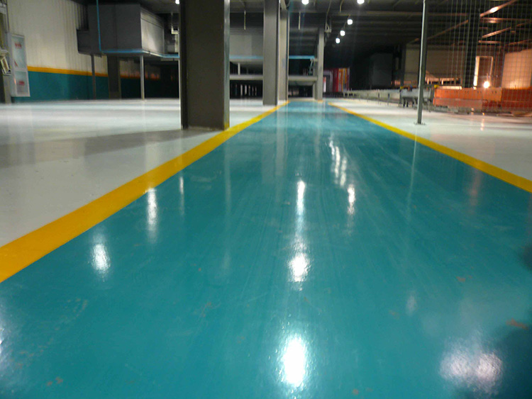 Super flat floor project case